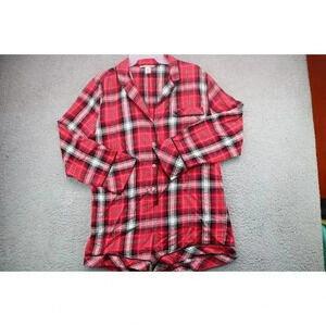 Women's Victoria's Secret One Piece Pajamas-Shorts-Size Large-Cotton Blend